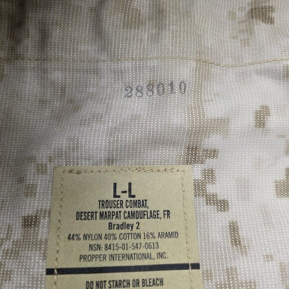 Trouser Pants Combat Desert Camouflage Bradley 2 Men's 36in W x 34in L Approx. - Picture 8 of 11